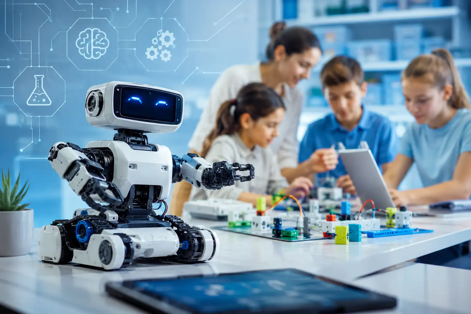 Interdiszciplináris robotikai és STEM kompetenciafejlesztő képzés robotikai specializációval