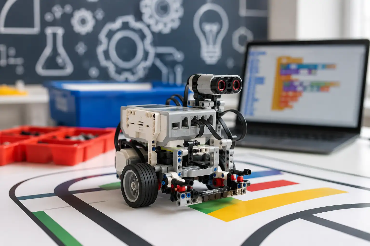 Robotikai és STEM-kompetenciafejlesztő képzés FLL versenyfelkészítéshez
